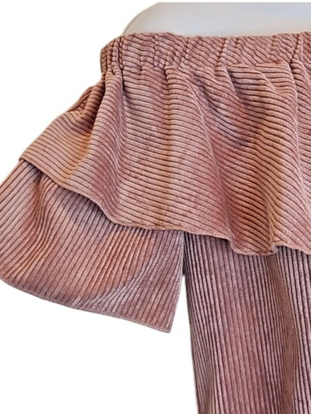 Endless Rose Mini Dress Small New Women's Ribbed Off The Shoulder Pockets - Picture 5 of 8